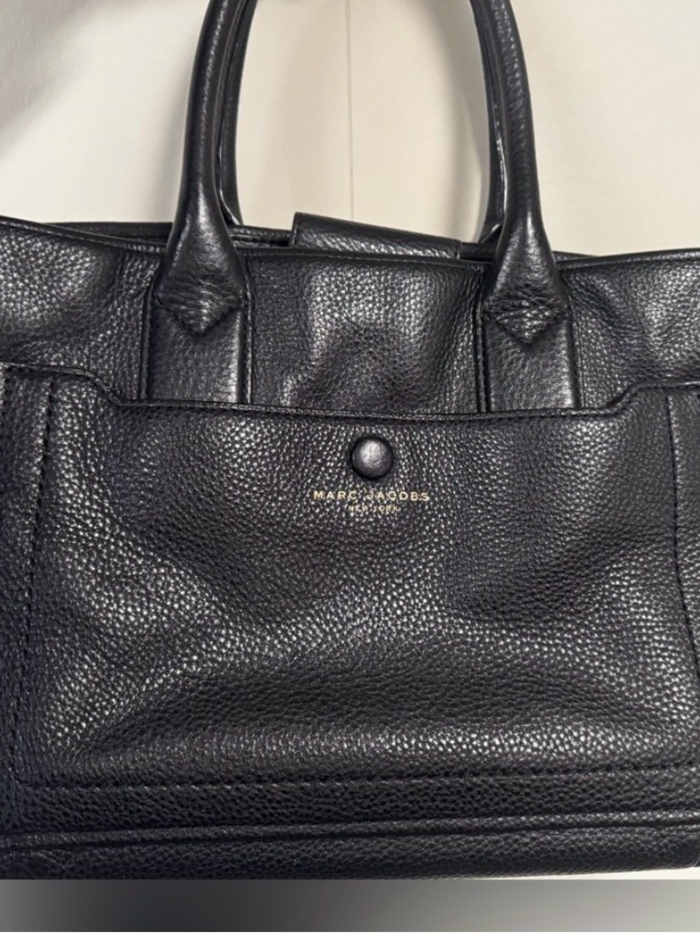 Marc Jacobs Black Leather Satchel